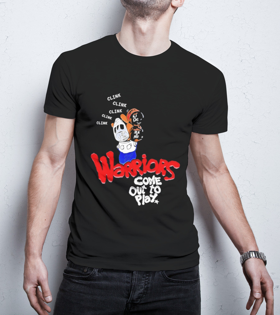 Warriors Come Out To Play Clink Bat Iconic Scene T-Shirt