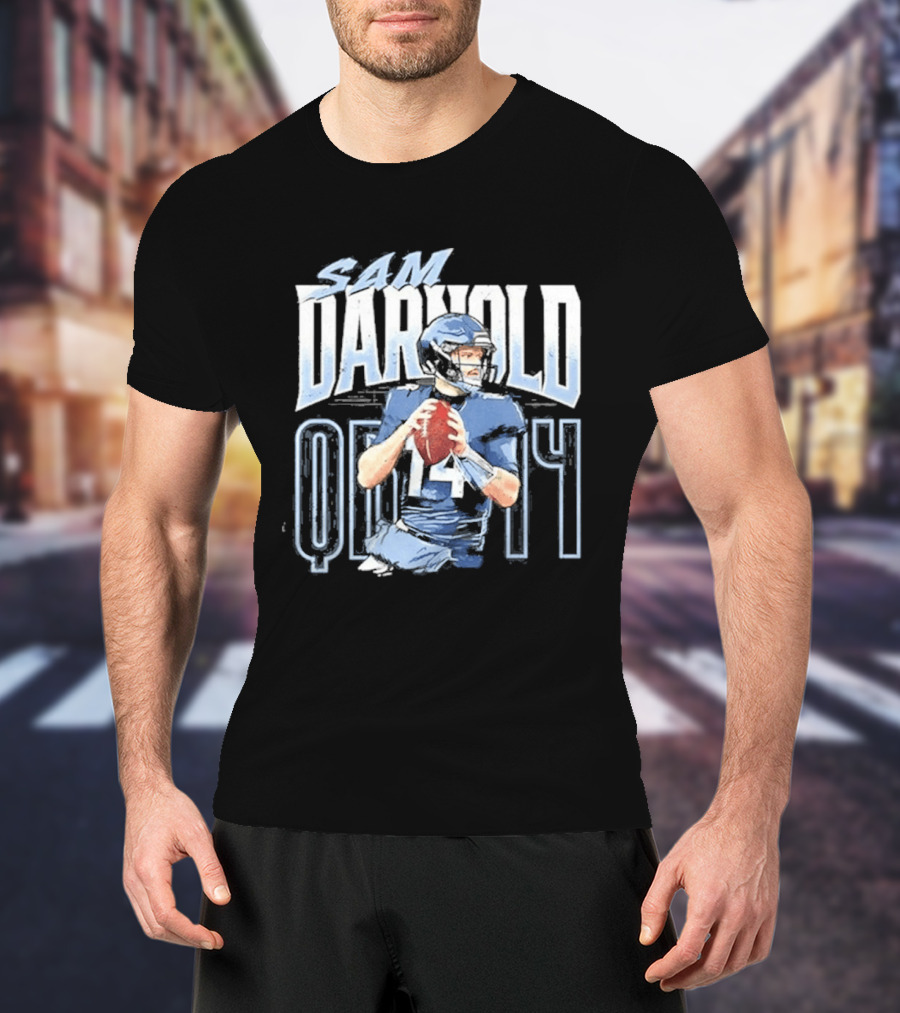 Sam Darnold Quarterback Number Four Football Seahawks T-Shirt