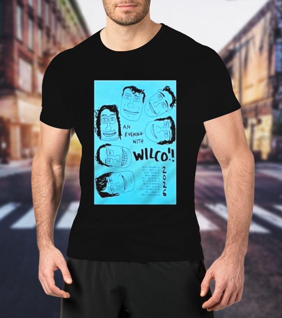 An Evening With Wilco 2026 Tour April & May T-Shirt