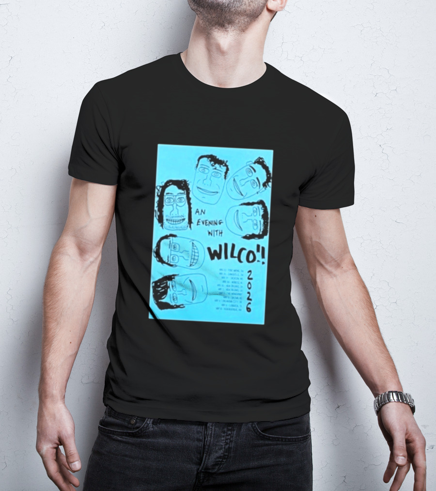 An Evening With Wilco 2026 Tour April & May T-Shirt