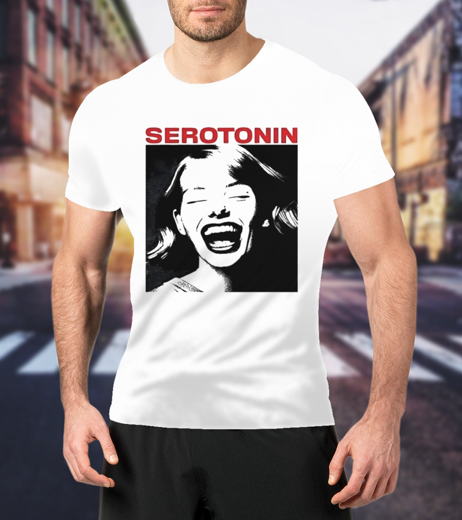 Joris Voorn Serotonin Bold Red Joyful Face T-Shirt
