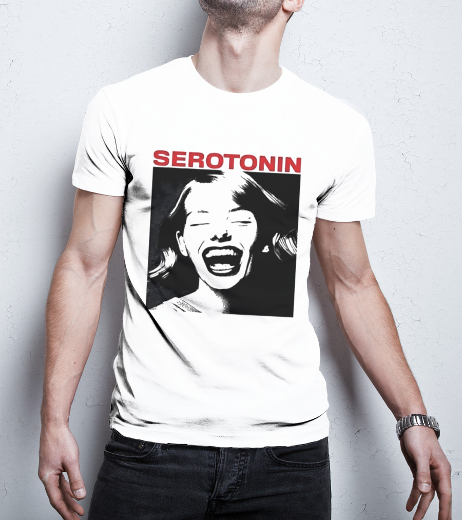 Joris Voorn Serotonin Bold Red Joyful Face T-Shirt