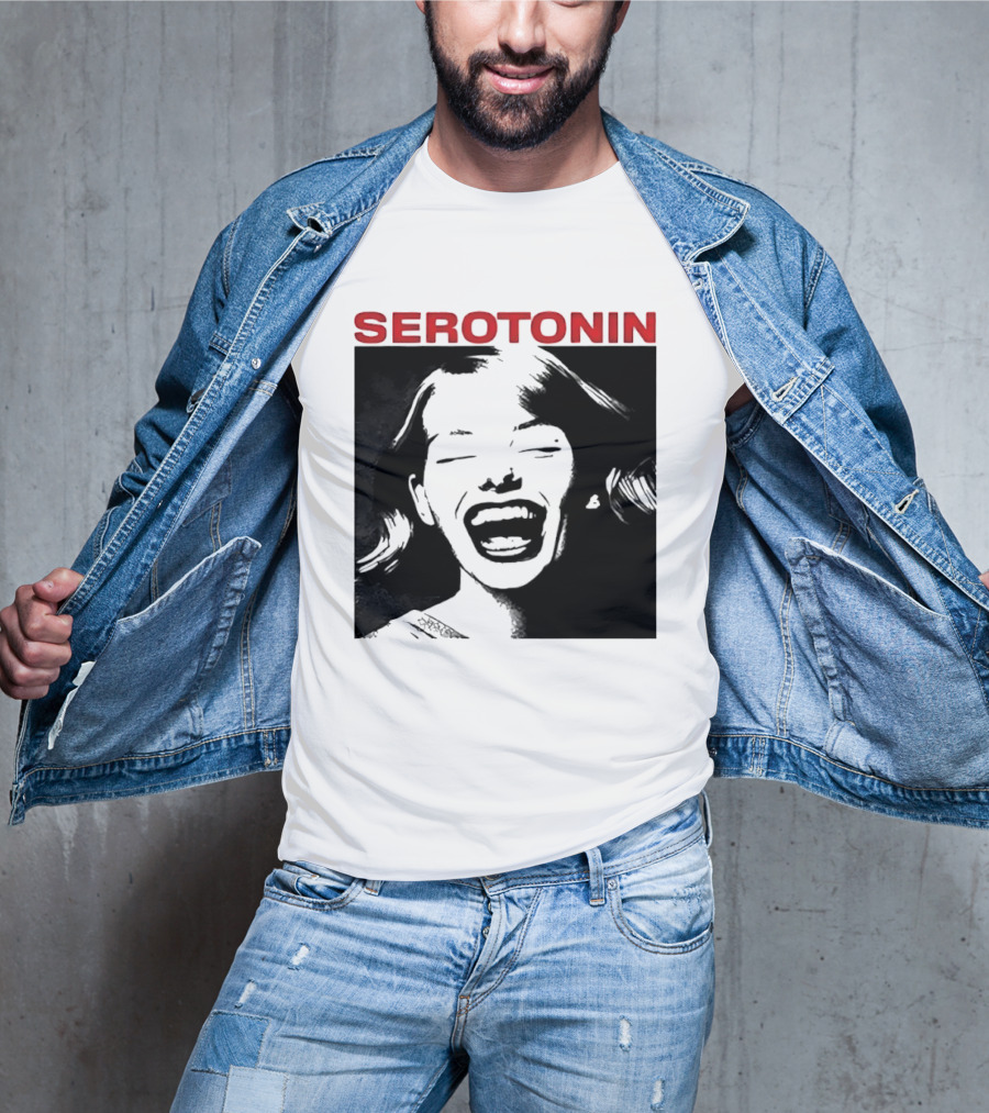 Joris Voorn Serotonin Bold Red Joyful Face T-Shirt