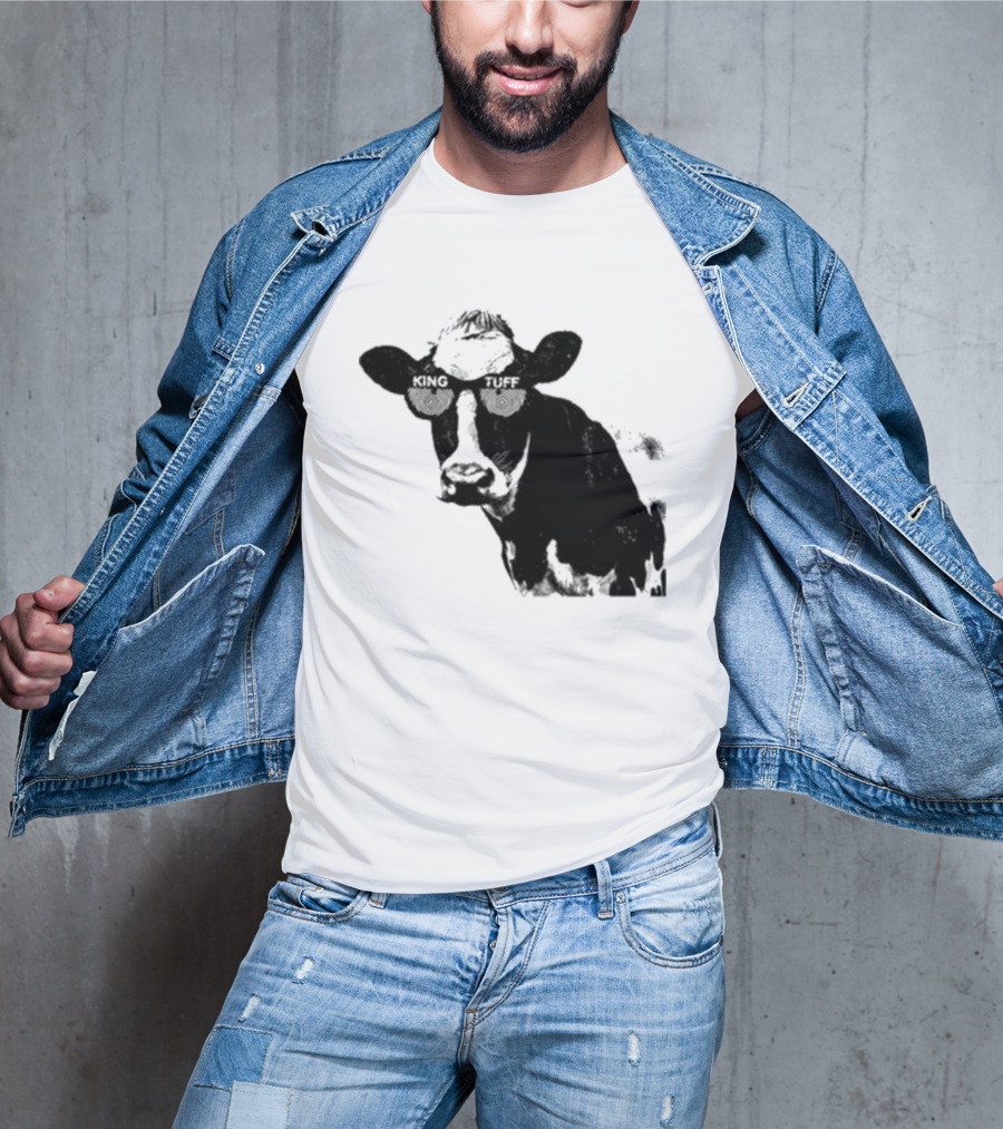 King Tuff X Ray Cow Illustration Holstein T-Shirt