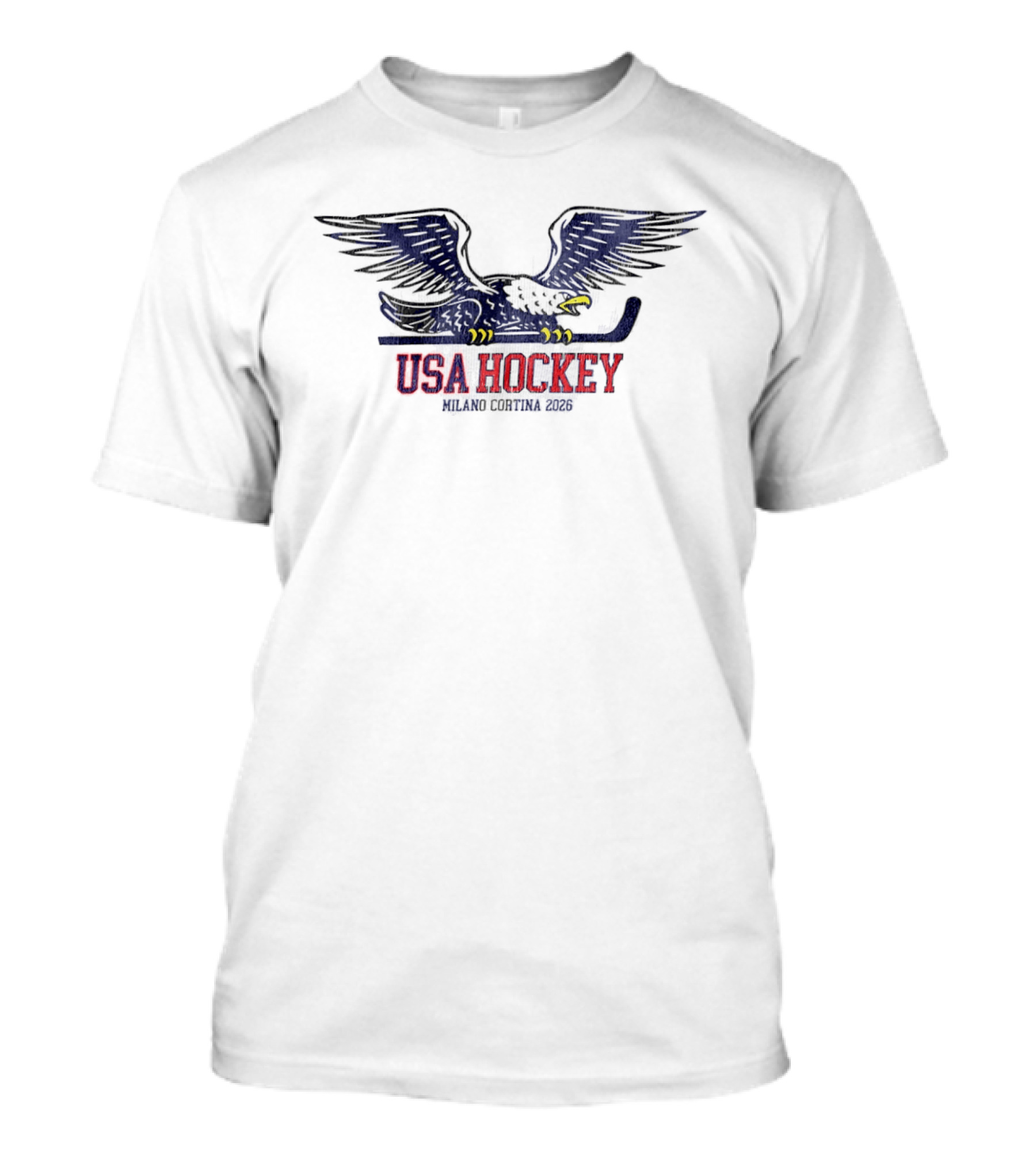 USA Hockey Eagle Milano Cortina 2026 T-Shirt