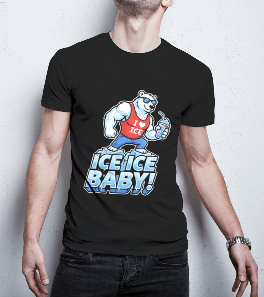 Polar Bear I Love Ice Ice Ice Baby T-Shirt