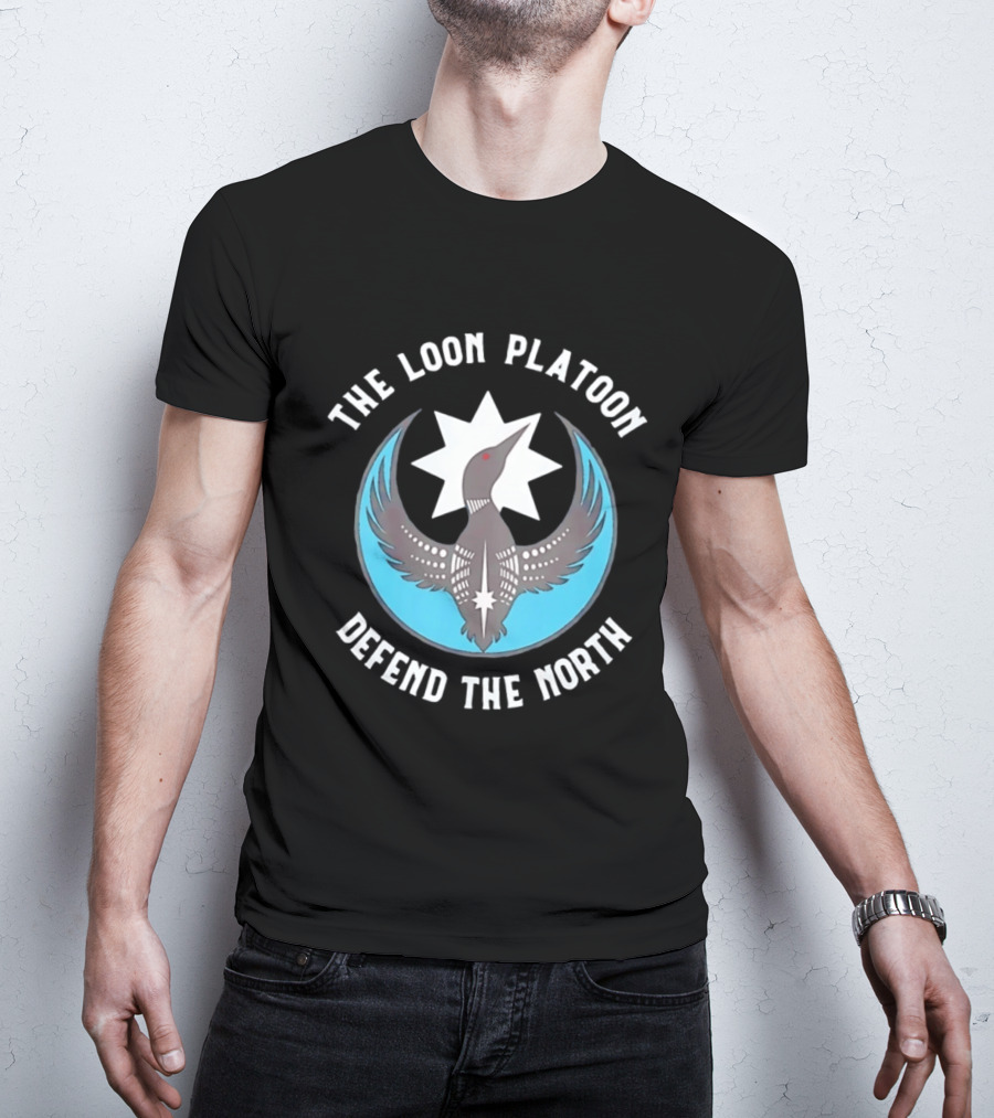 The Loon Platoon Defend The North Starbird T-Shirt