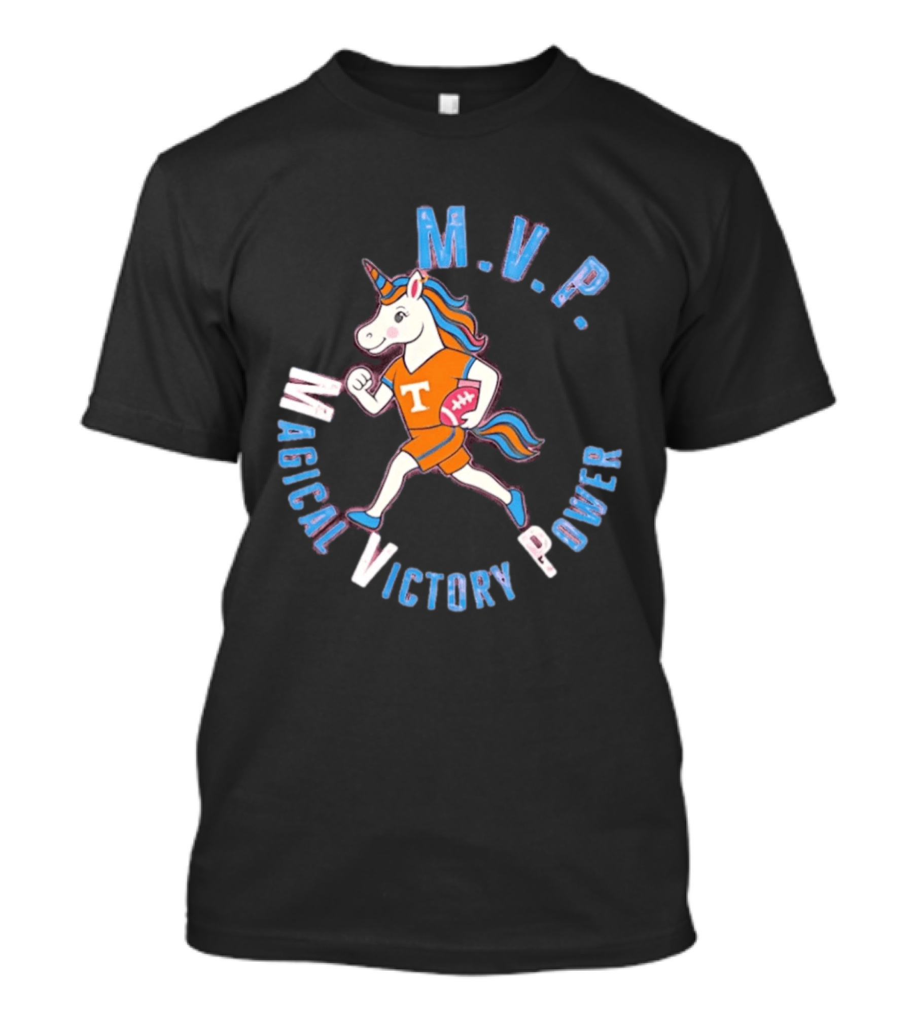Tennessee Volunteers Unicorn M.V.P. Magical Victory Power T-Shirt