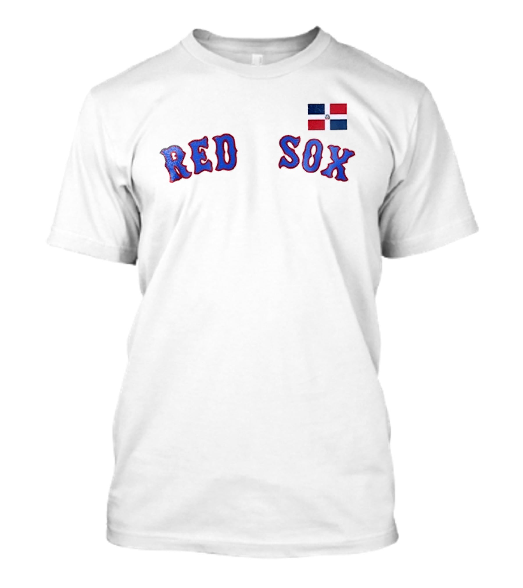 Boston Red Sox Dominicana Flag T-Shirt
