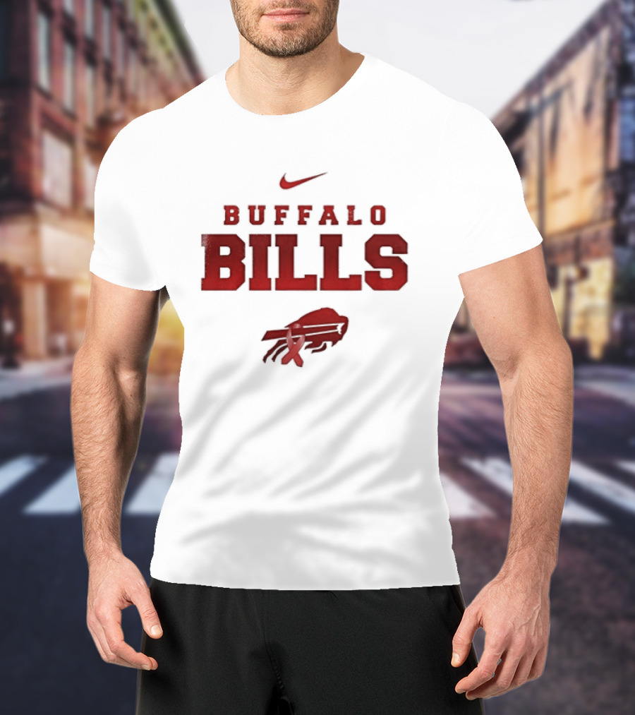 Buffalo Bills Nike Red February American Heart Month T-Shirt