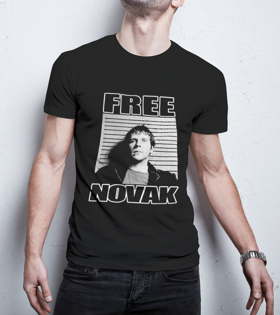 Free Novak Tennis Star Fan Support T-Shirt
