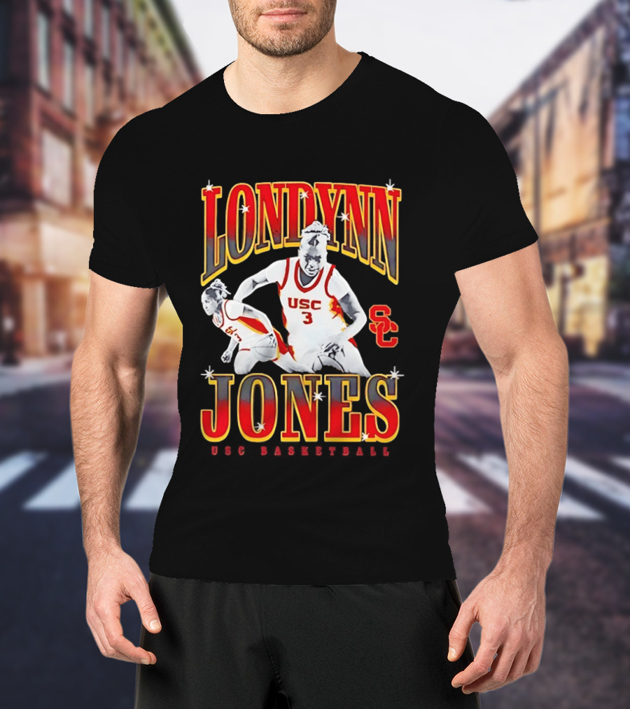 Londynn Jones USC Trojans 3 Basketball Player SC T-Shirt