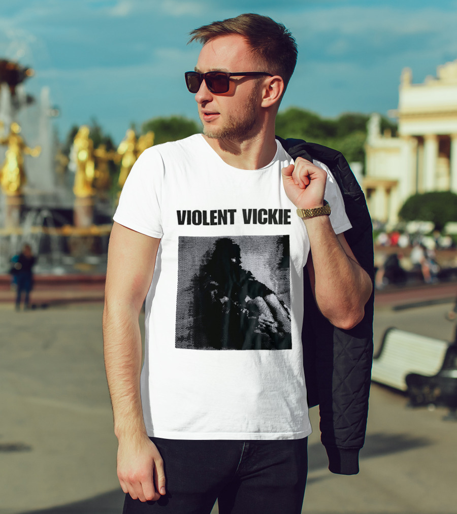 Violent Vickie Pixel Art Visual T-Shirt