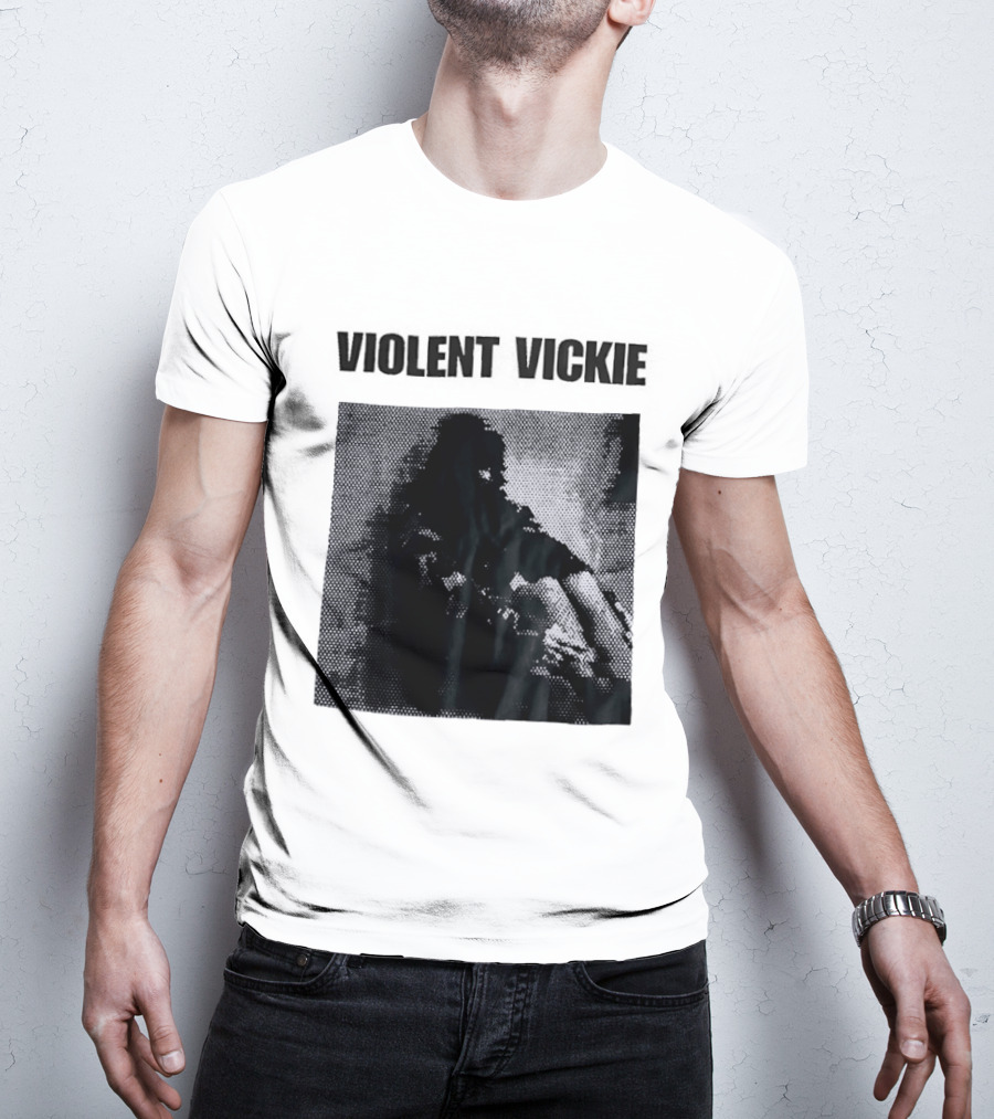 Violent Vickie Pixel Art Visual T-Shirt