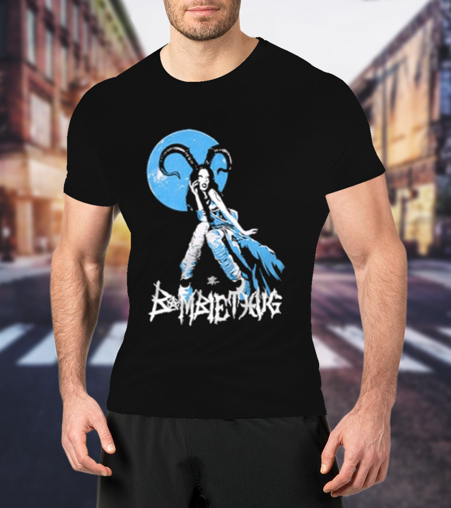 Bambie Thug Crown The Witch Tour 2024 Dates Ethereal Blue Warrior T-Shirt