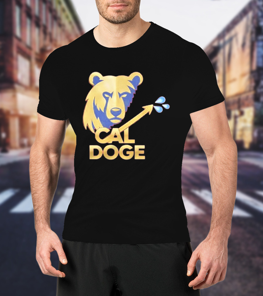 CAL DOGE California Bear Arrow Splash T-Shirt