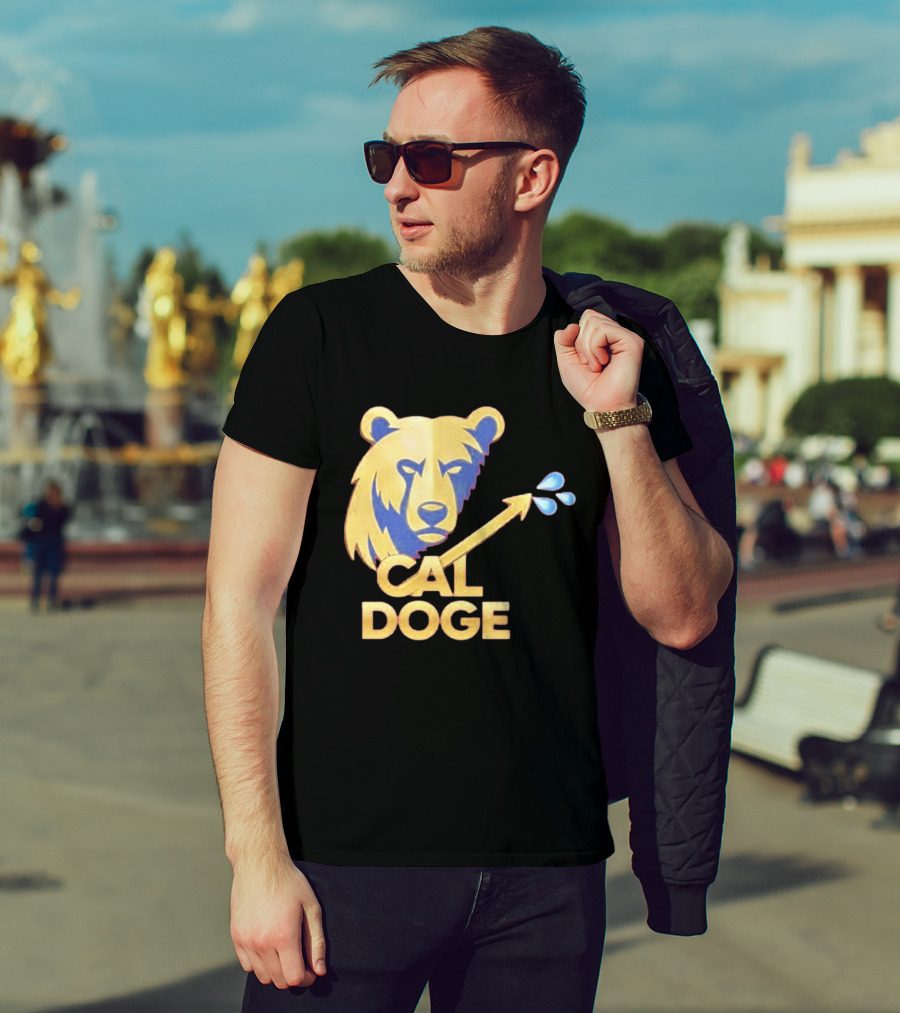 CAL DOGE California Bear Arrow Splash T-Shirt