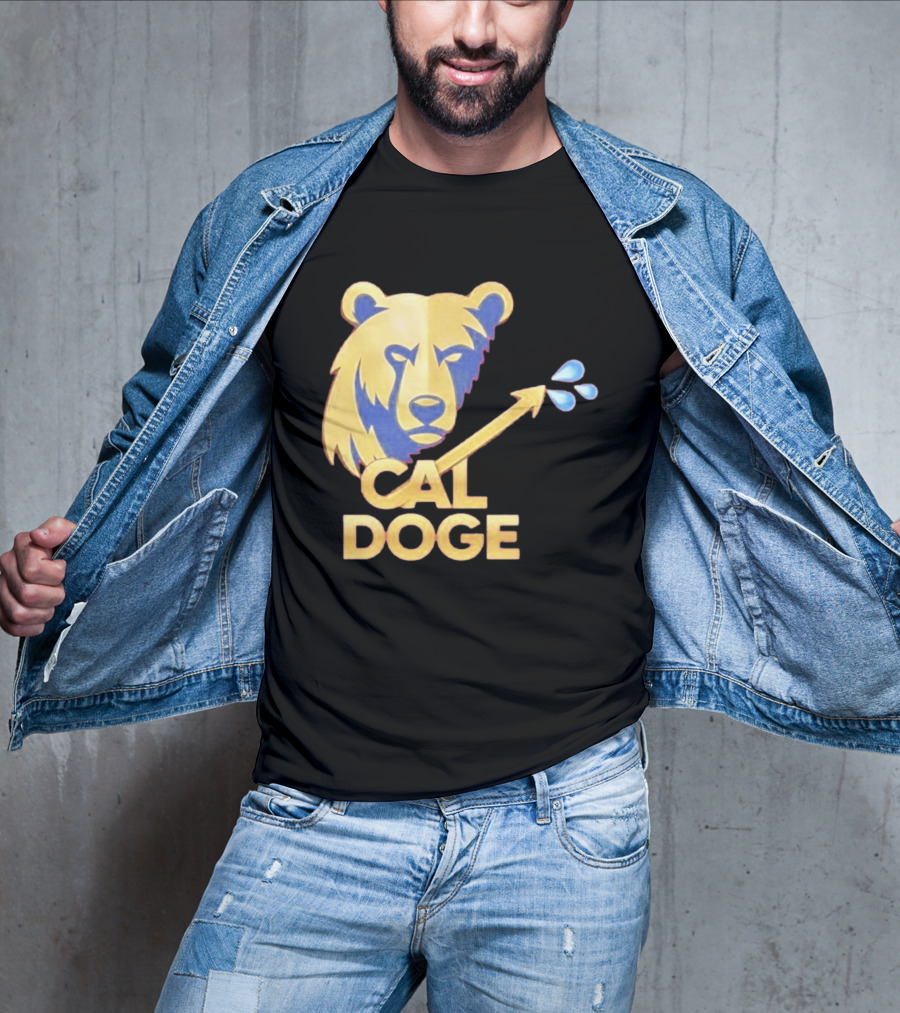CAL DOGE California Bear Arrow Splash T-Shirt