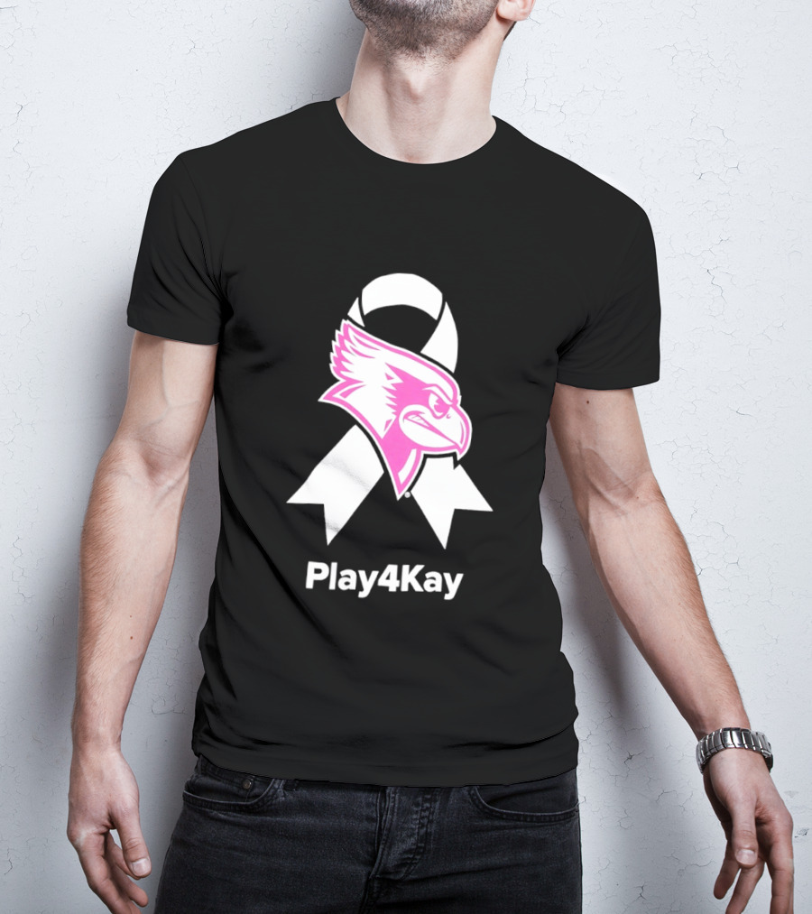Illinois State Redbirds Play4Kay Pink Ribbon Awareness T-Shirt