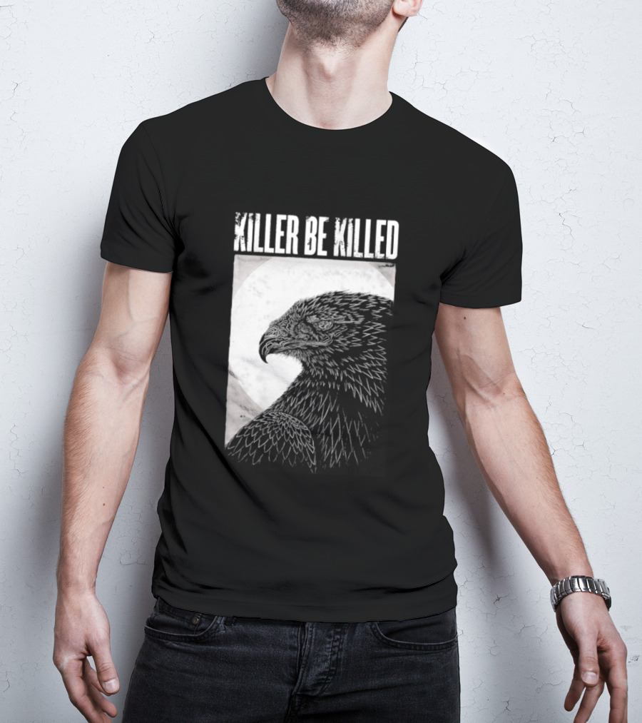 Killer Be Killed Black And White Eagle T-Shirt