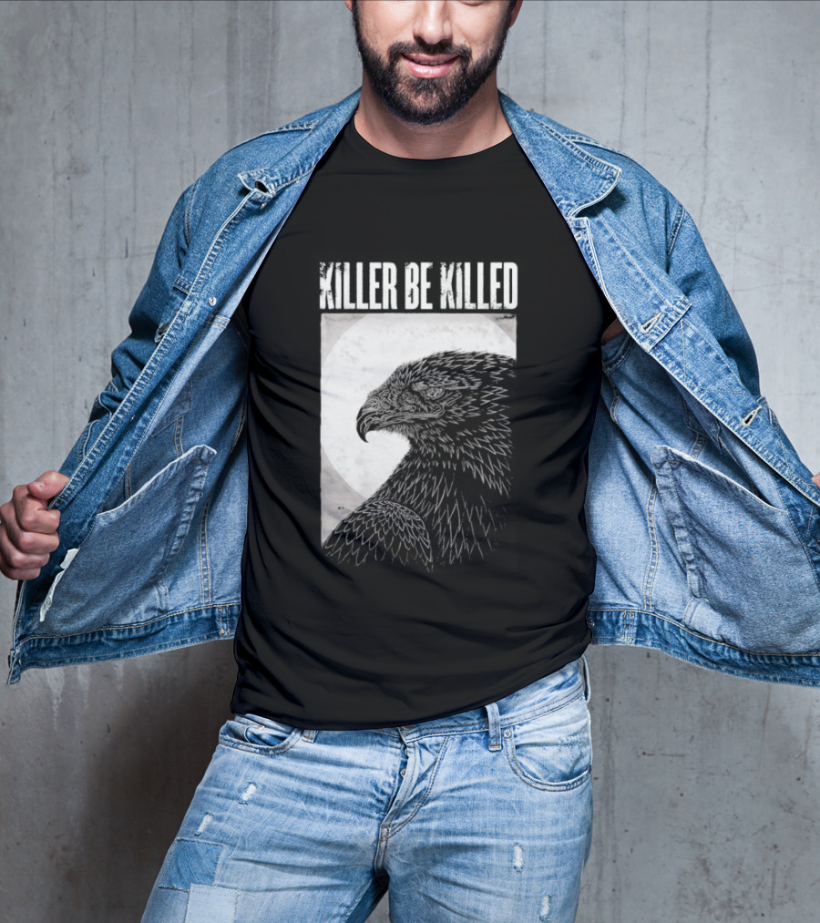Killer Be Killed Black And White Eagle T-Shirt