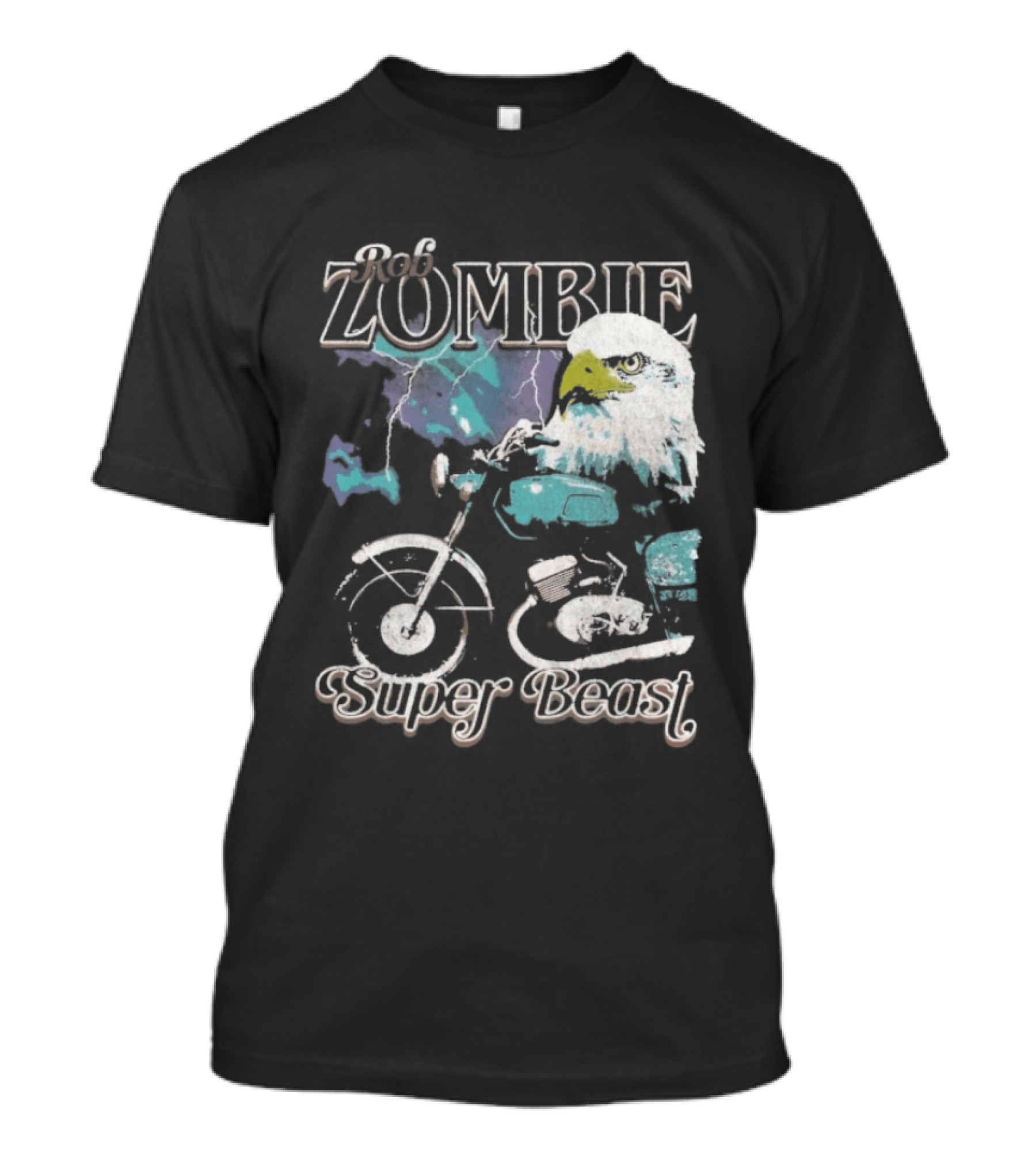 Rob Zombie Super Beast Eagle Motorbike T-Shirt
