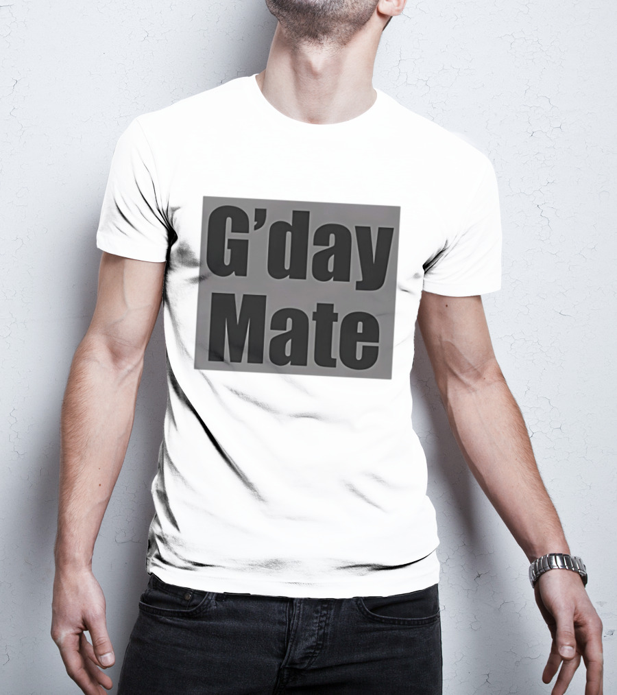 G'day Mate Anaconda Phrase Australian Greeting T-Shirt