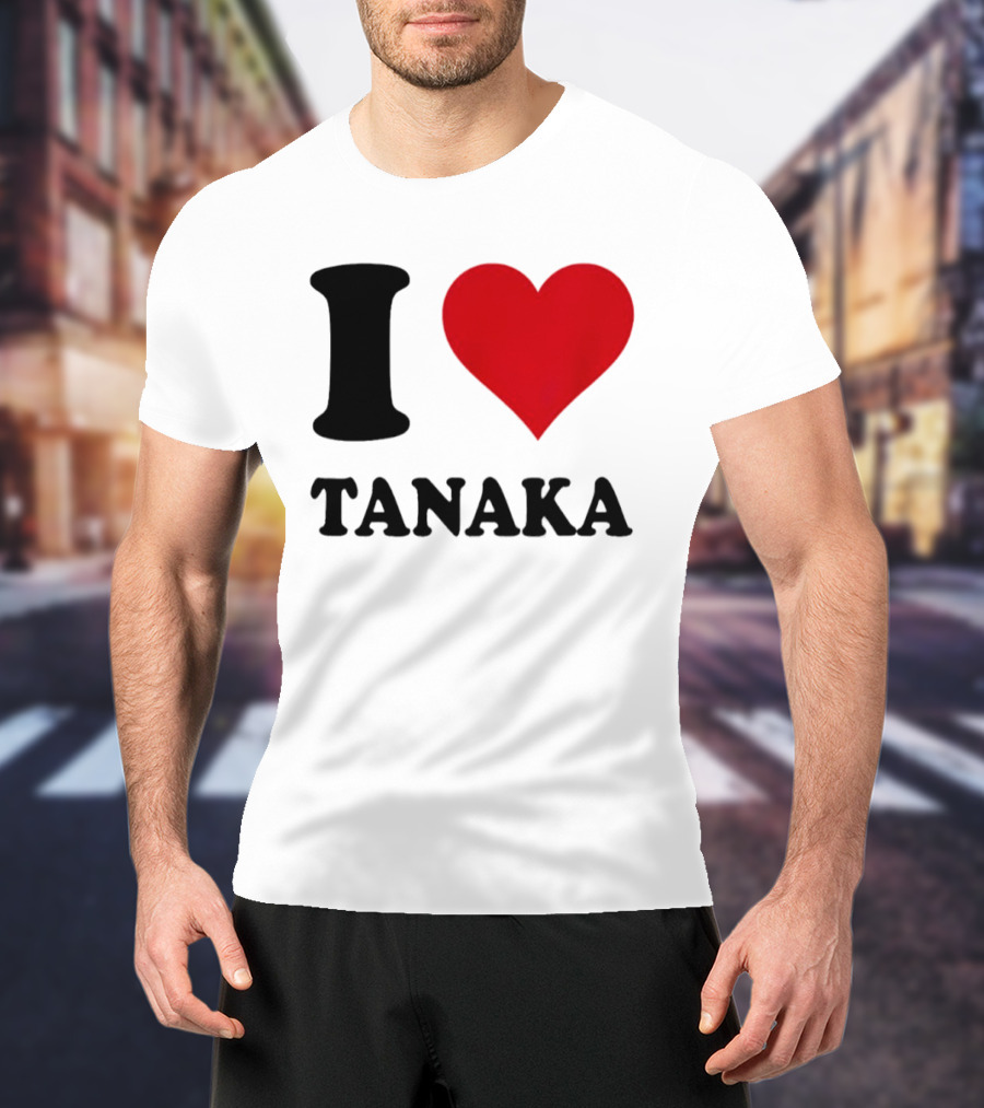 I Love Tanaka Ao Tanaka Leeds United FC T-Shirt