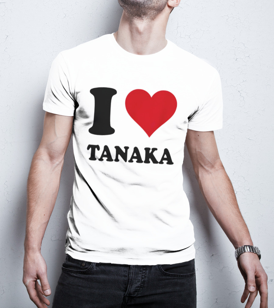 I Love Tanaka Ao Tanaka Leeds United FC T-Shirt