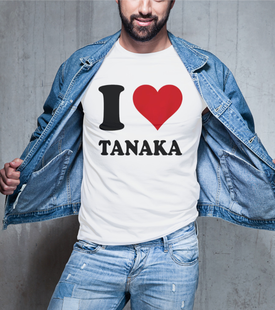 I Love Tanaka Ao Tanaka Leeds United FC T-Shirt