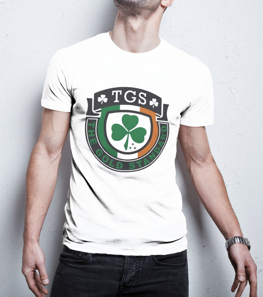 TGS The Gold Standard Shamrock Emblem With Irish T-Shirt