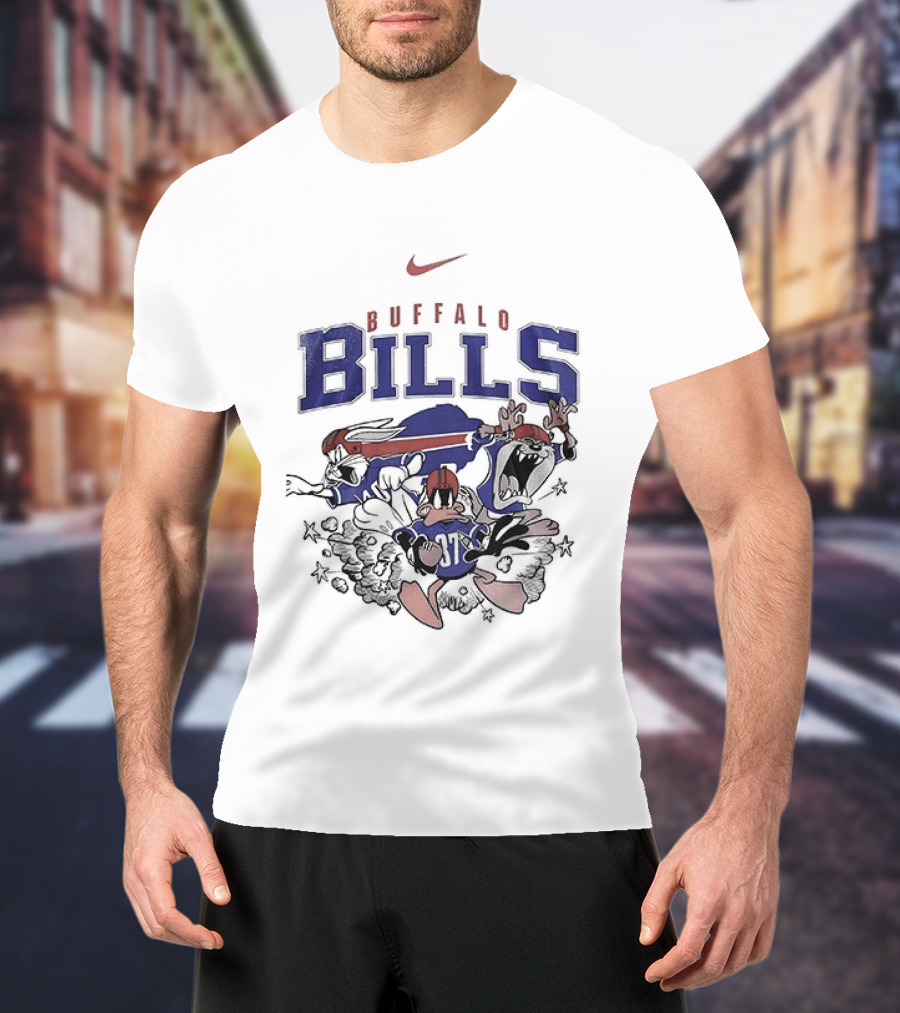 Buffalo Bills Looney Tunes Nike Collaboration T-Shirt