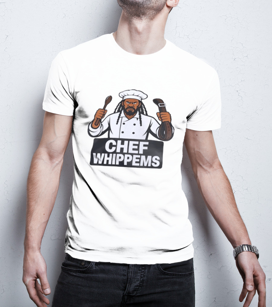 Chef Whippems Character Design Featuring Wooden Spoon And Belt T-Shirt