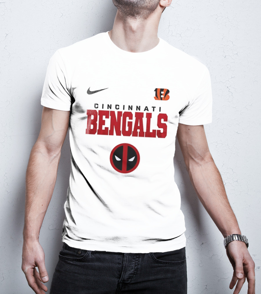 Nike Cincinnati Bengals Deadpool Icon Collaboration T-Shirt