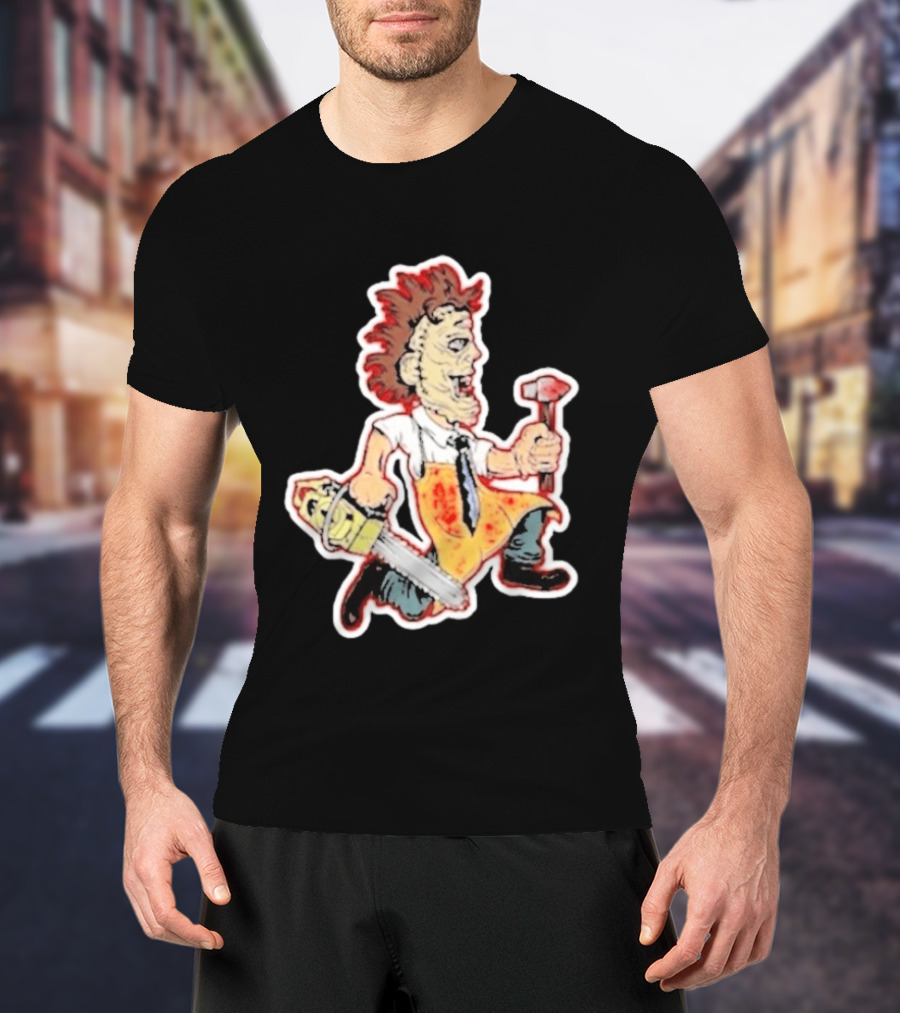 Insane Clown Posse X Leatherface Chainsaw Character Collaboration T-Shirt