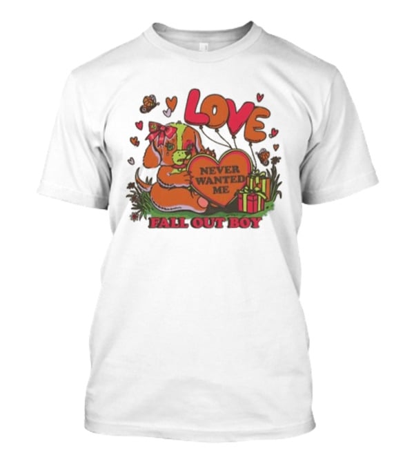 LOVE Never Wanted Me Fall Out Boy Puppy And Heart Balloons T-Shirt