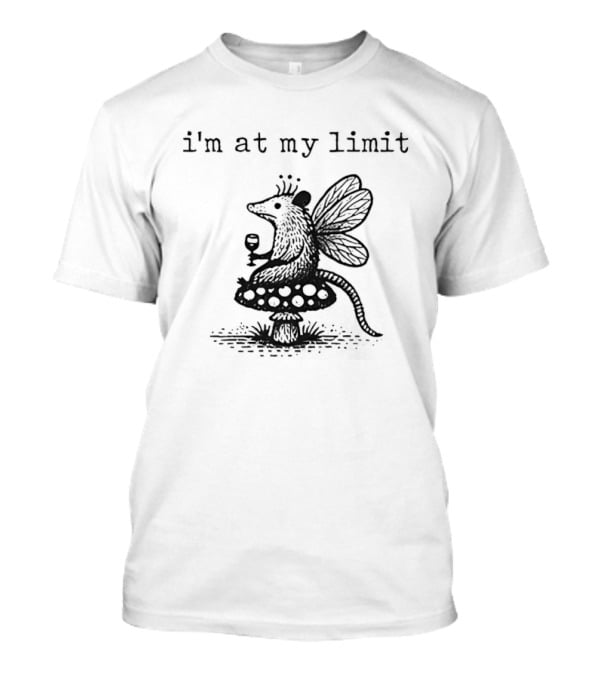 I'm At My Limit Opossum X Butterfly Crown Teacup T-Shirt