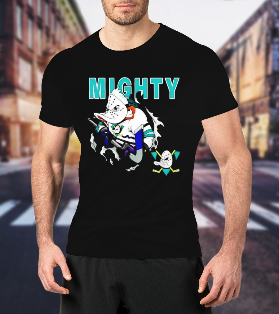 Anaheim Ducks Mighty Hockey Iconic Team T-Shirt