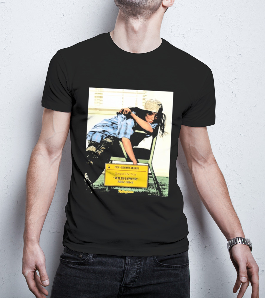 2026 Grammy Awards Song Of The Year Wildflower Billie Eilish Rolling Stone T-Shirt