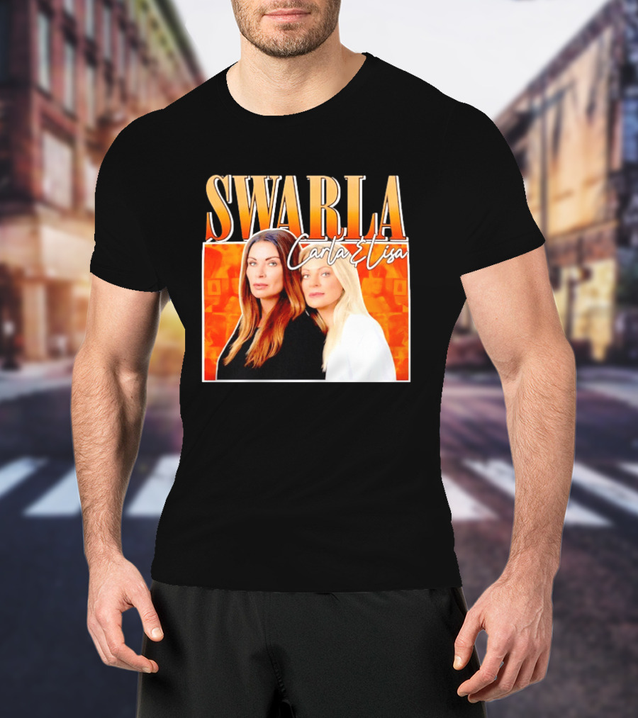 Swarla Carla And Lisa Iconic Orange T-Shirt