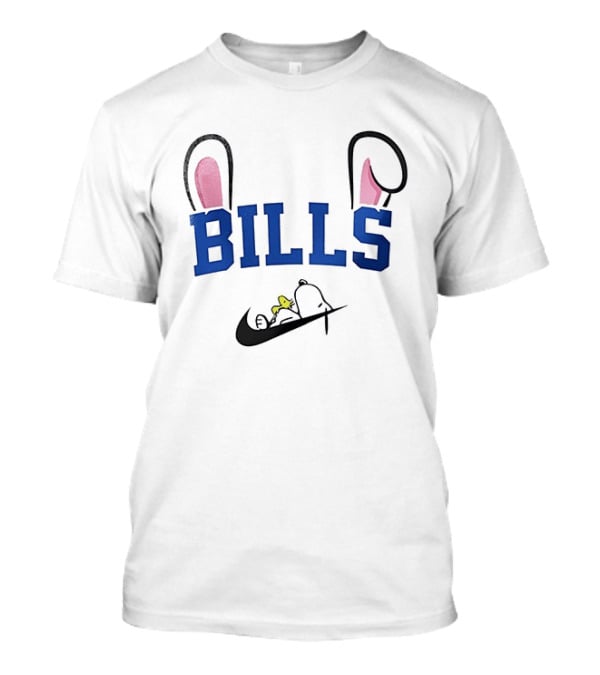 Buffalo Bills Peanuts Snoopy Woodstock Easter T-Shirt
