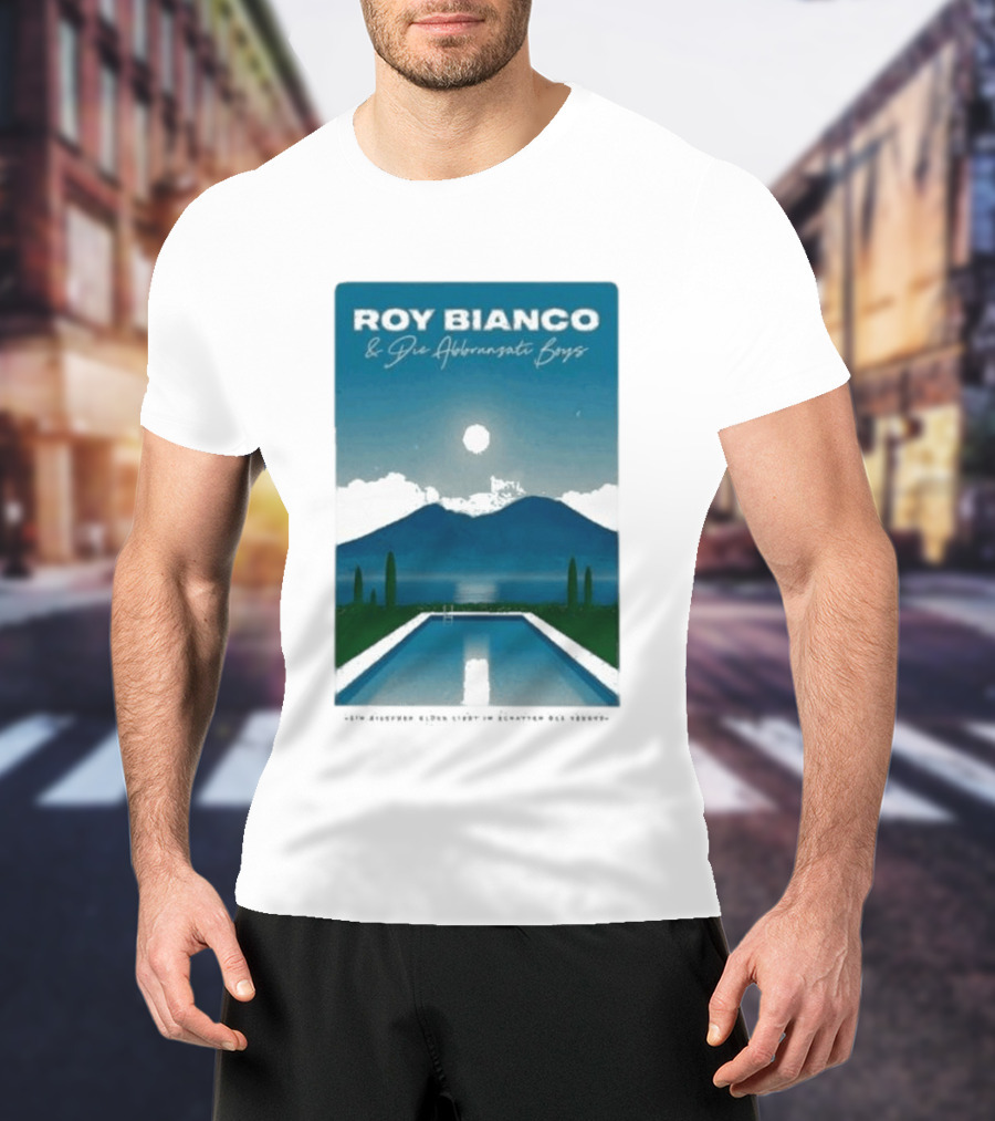 Roy Bianco & Die Abbrunzati Boys Tour 2024 Poolside Paradise Moonlit Mountain T-Shirt