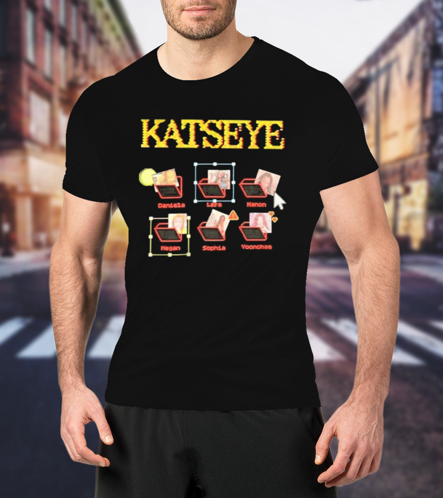 Katseye Internet Girl Darci Alexa Mignon Megan Sophia Yoonchae T-Shirt