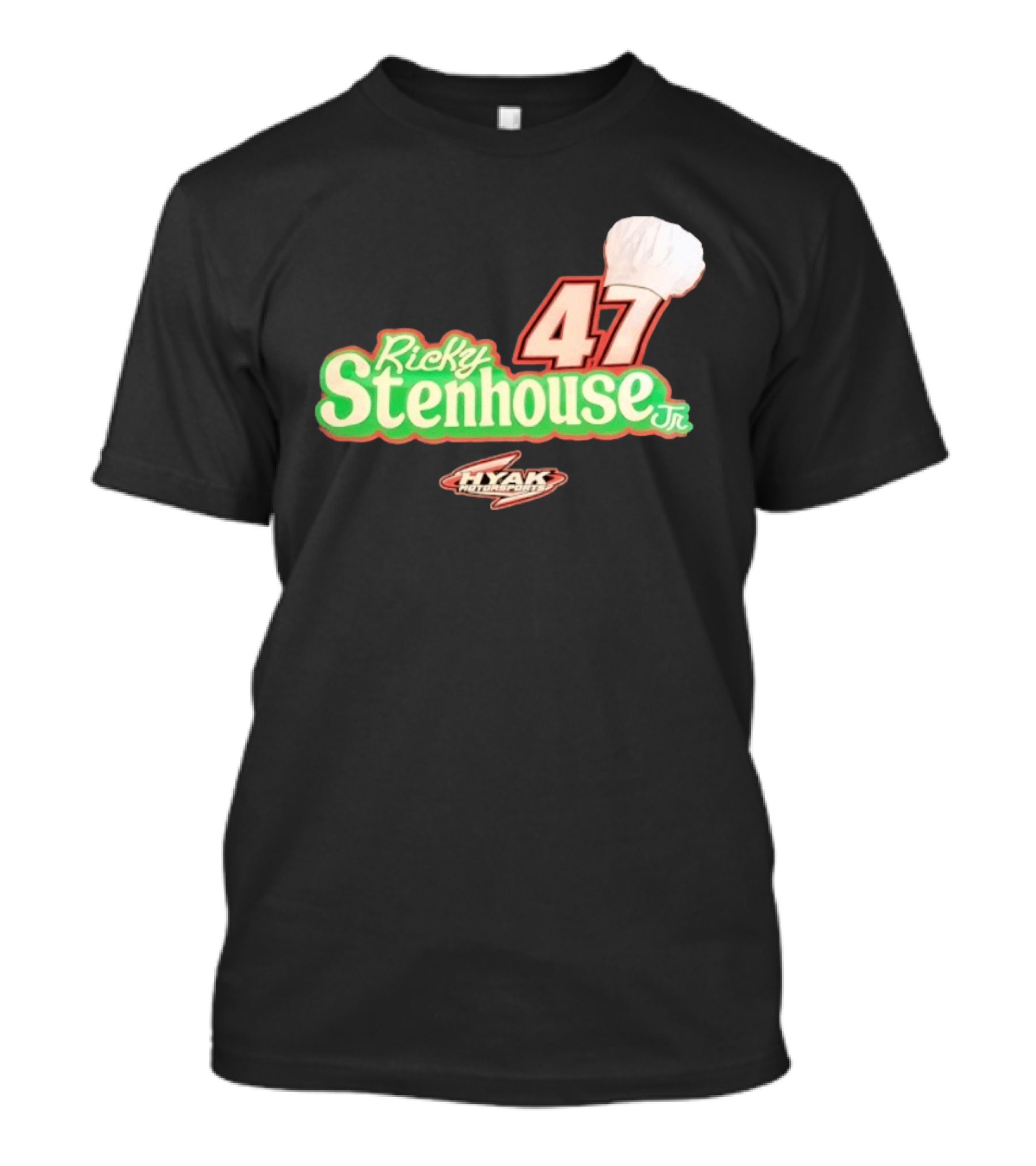 Ricky Stenhouse Jr 47 Hyak Motorsports Chef Hat T-Shirt