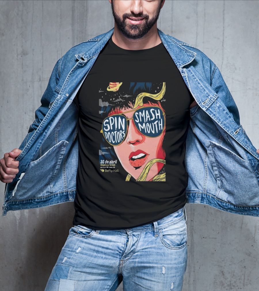 Spin Doctors Smash Mouth Concert 30 De Abril BeFly Hall 2026 Belo Horizonte Brazil T-Shirt