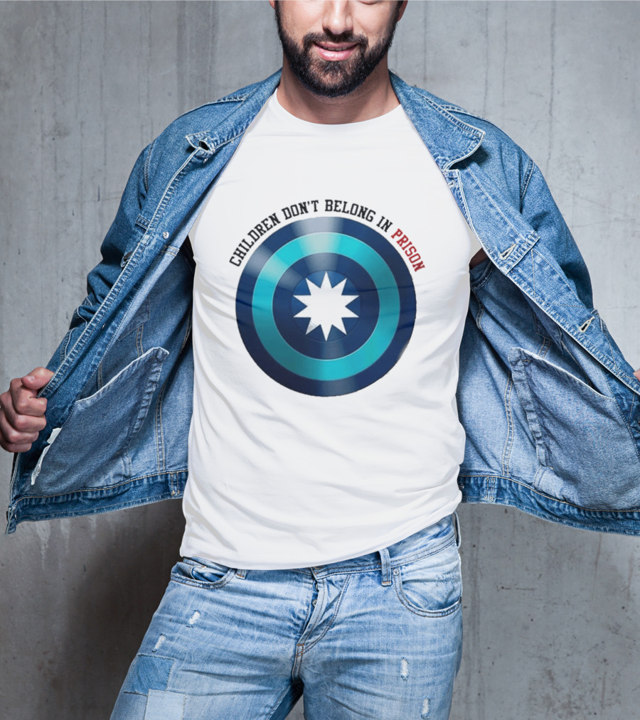 Children Don't Belong In Prison Minnesota Shield Abolish ICE T-Shirt