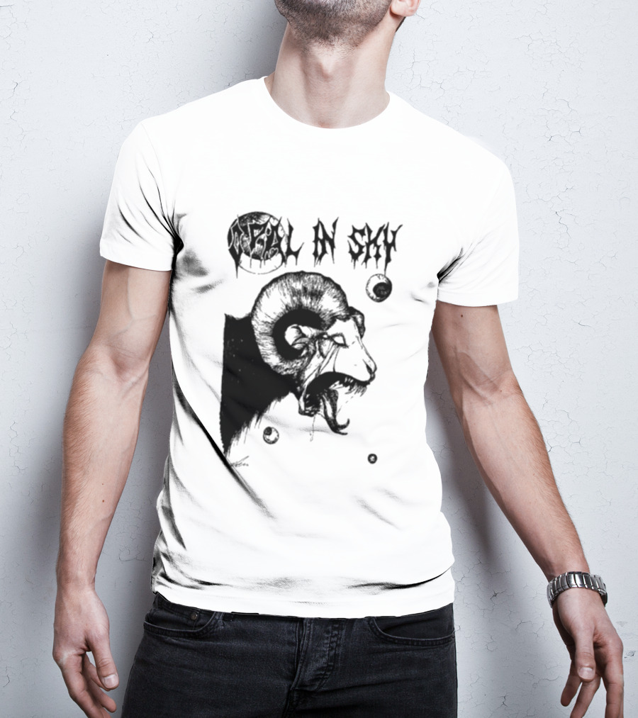 Olivia Dark Opal In Sky Satanic Ram T-Shirt
