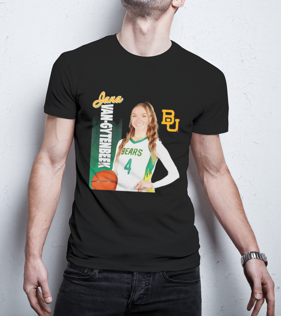 Jana Van Gytenbeek Baylor Bears NCAA Basketball BU T-Shirt