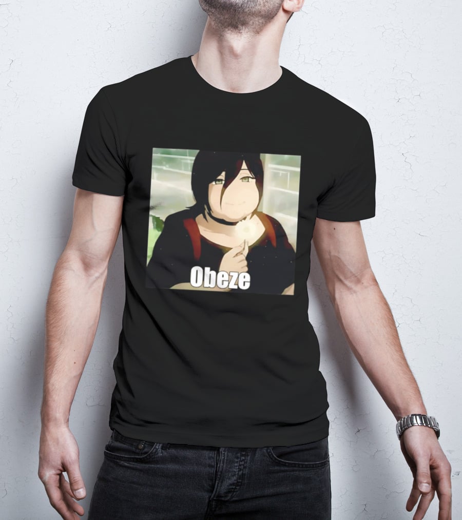 Obese Reze Reze Arc Anime Character Meme T-Shirt