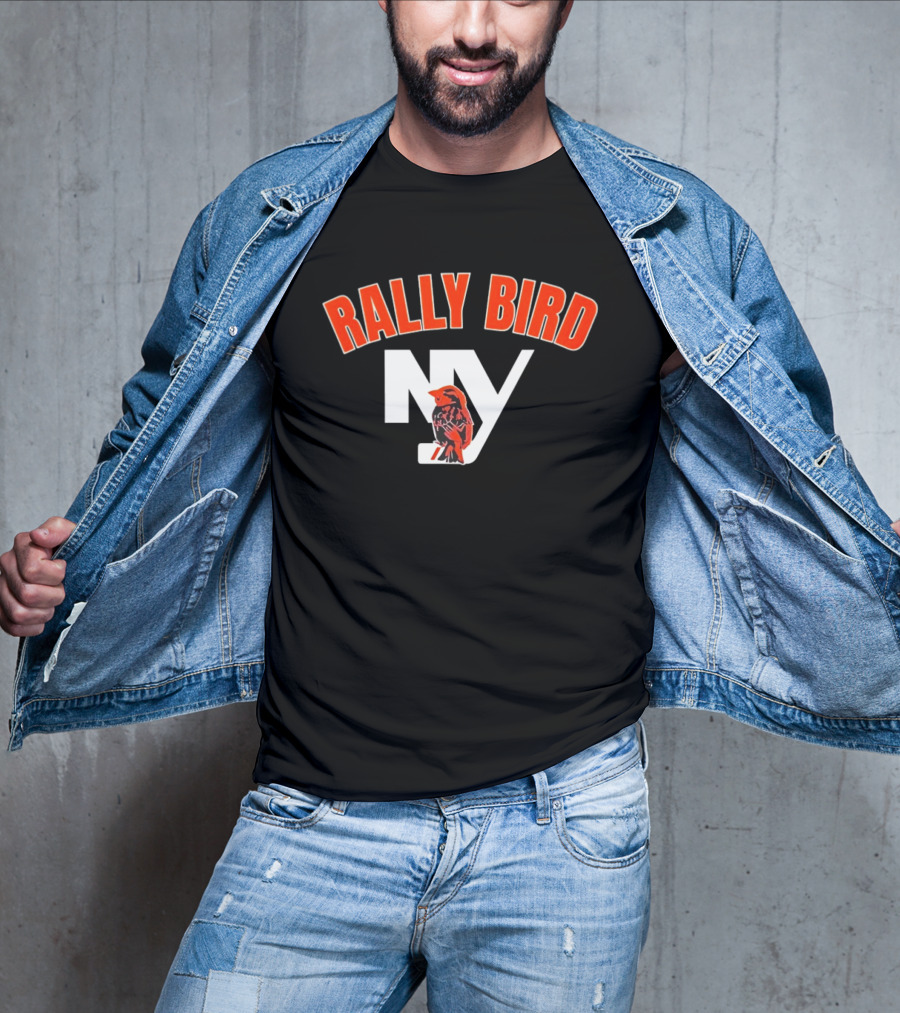 Rally Bird NY Islanders Ice Hockey Fan Gear T-Shirt